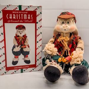 1996 Vintage Christmas Around The World-Grannie Flo Bunny by House of Lloyd